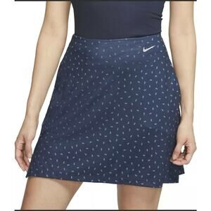 Nike UV Victory Dri Fit Golf Skirt Skort Navy Blue Womens X-Small Sportswear XS